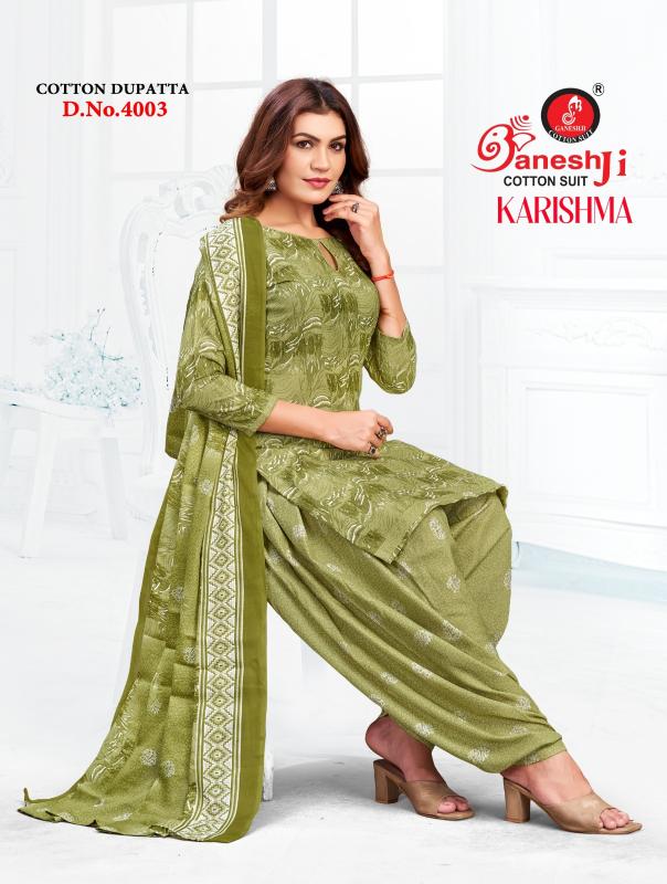 Ganeshji karishma patiyala vol 4 cotton dress material wholesale